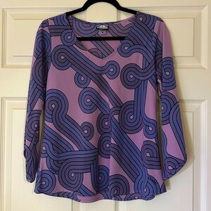 Manuhealii Manuhealiʻi, Medium, Bell sleeve Top Blouse